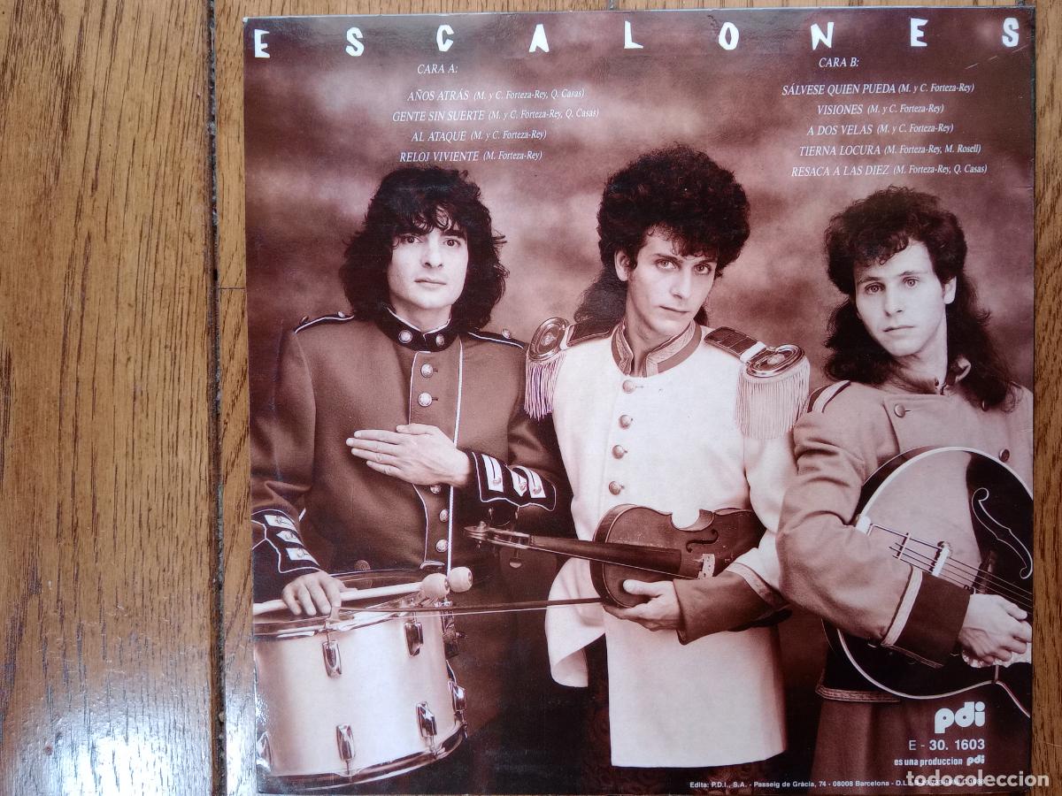 Discos de vinilo: Escalones - s&aacute;lvese qui&eacute;n pueda - Foto 2