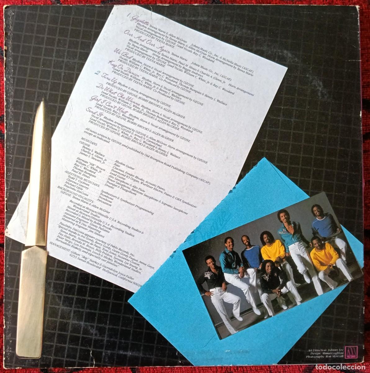 Discos de vinilo: OZONE ** Send It ** VINILO LP ORIGINAL 1981 USA - Foto 2
