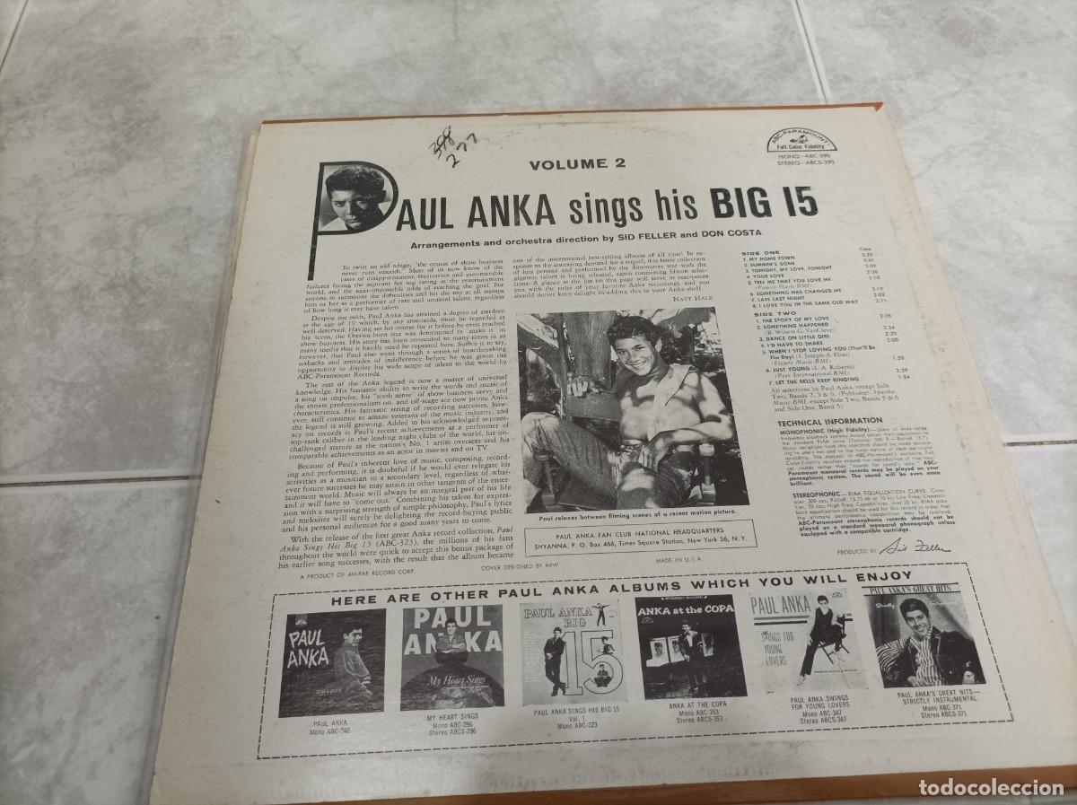 Discos de vinilo: Paul Anka lp original USA - Foto 2