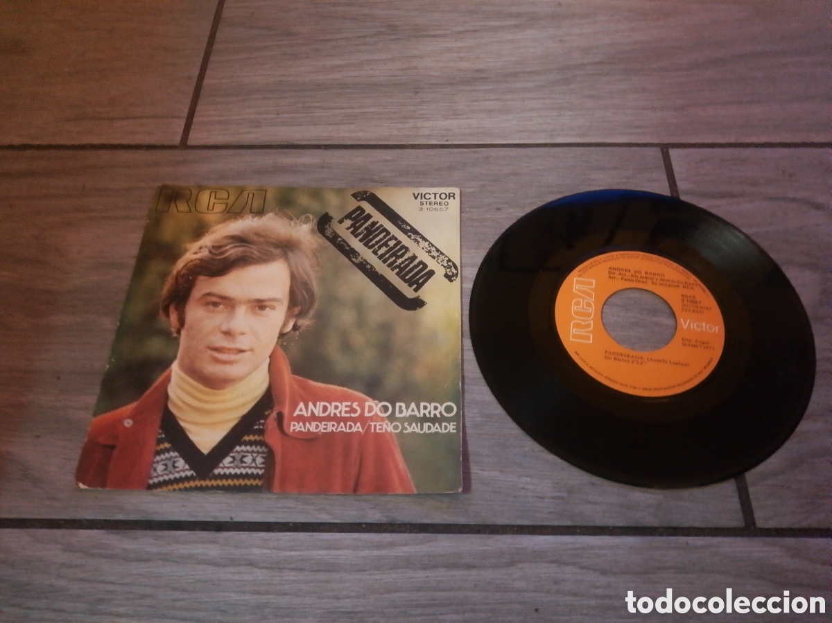 Discos de vinilo: ANDR&Eacute;S DO BARRO - PANDEIRADA - SINGLE - SPAIN - CC - - Foto 1