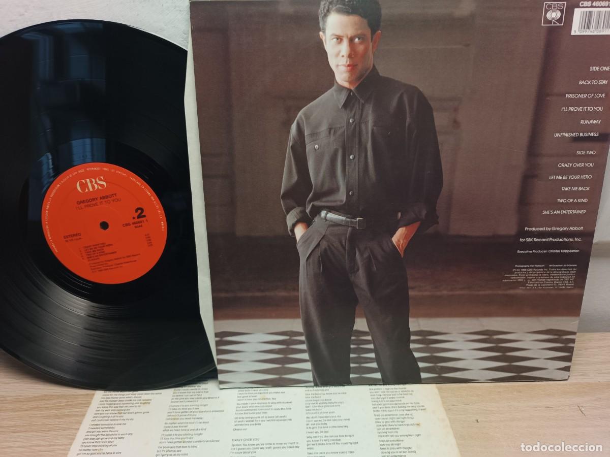 Discos de vinilo: Gregory Abbott &ndash; Ill Prove It To You LP - Foto 2