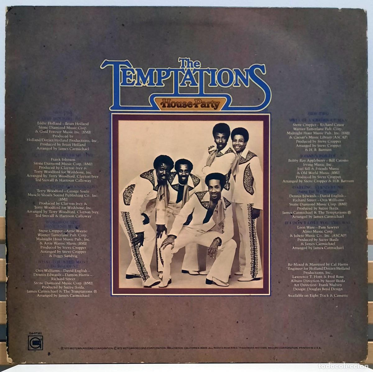 Discos de vinilo: THE TEMPTATIONS &middot;&middot;&middot; House Party - (LP) - Foto 2