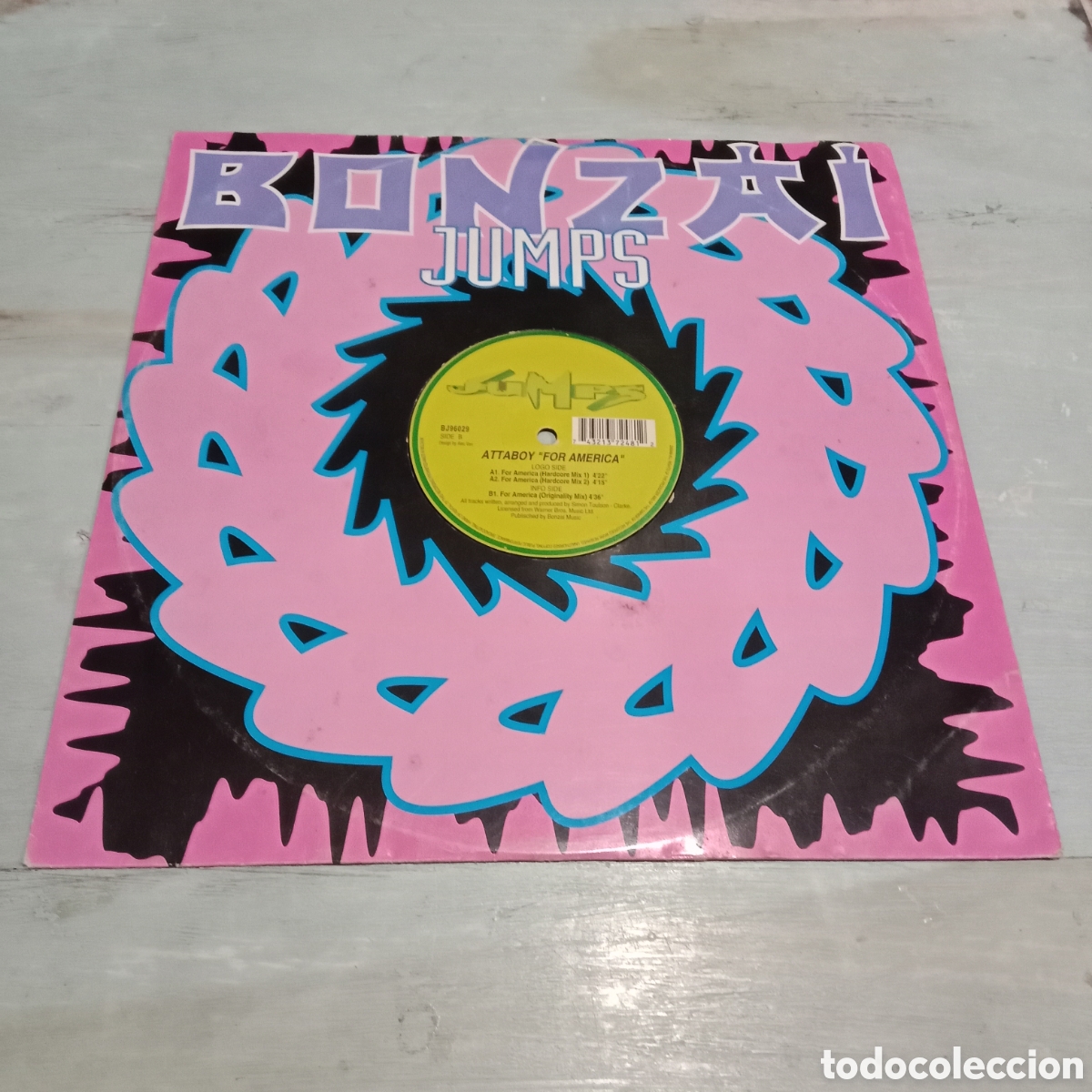 Discos de vinilo: ATTABOY - FOR AMERICA - MAXI-SINGLE 12&rdquo; - Foto 1