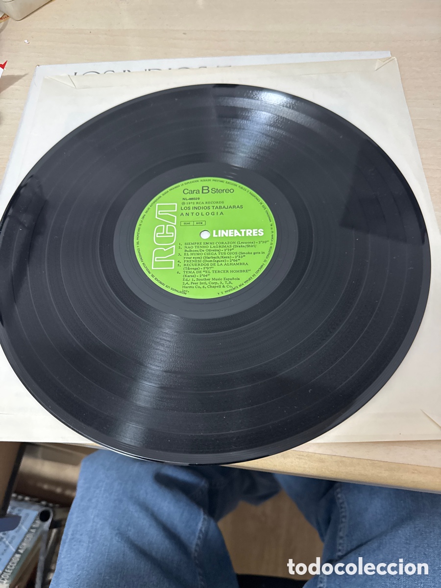 Discos de vinilo: DISCO VINILO LOS INDIOS TABAJARAS ANTOLOGIA 1972 - Foto 2