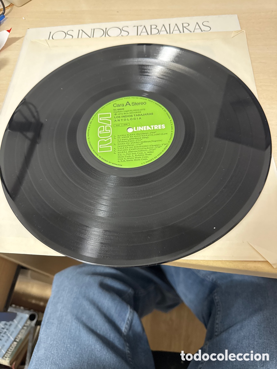 Discos de vinilo: DISCO VINILO LOS INDIOS TABAJARAS ANTOLOGIA 1972 - Foto 3