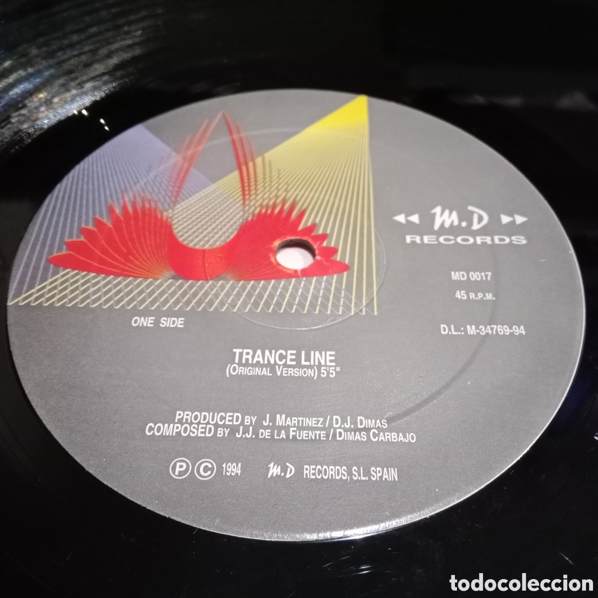 Discos de vinilo: COMMITTE - TRANCE LINE - MAXI-SINGLE 12&rdquo; - Foto 3