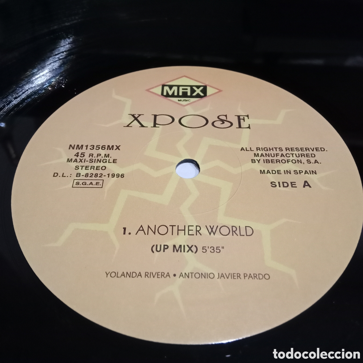 Discos de vinilo: XPOSE - ANOTHER WORLD - MAXI-SINGLE 12&rdquo; - Foto 3
