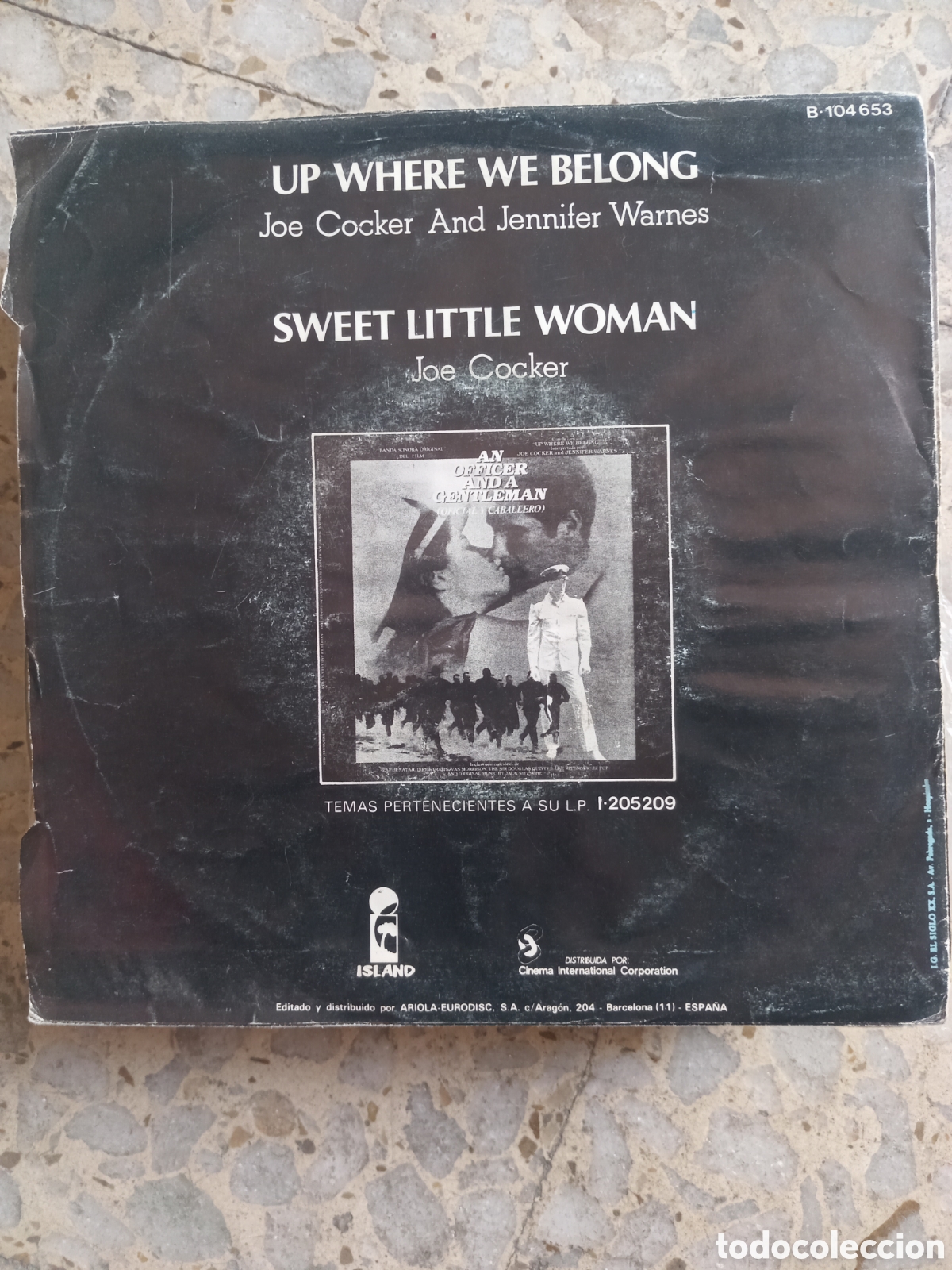 Discos de vinilo: SGL OFICIAL Y CABALLERO 1982 - Foto 2