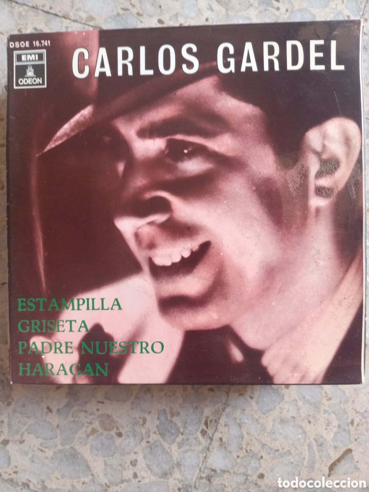 Discos de vinilo: EP CARLOS GARDEL ESTAMPILLA 1968 - Foto 1