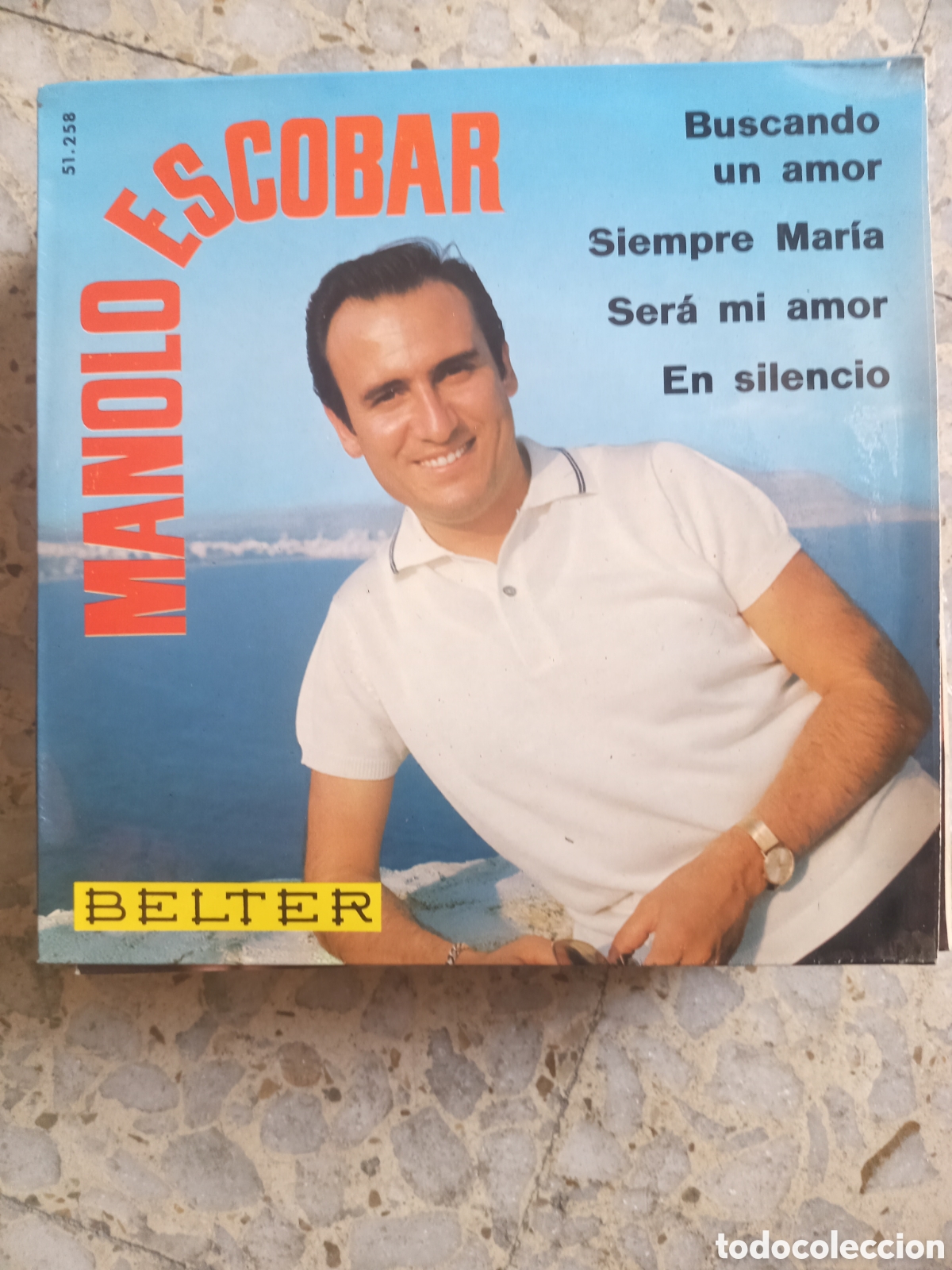 Discos de vinilo: EP MANOLO ESCOBAR BUSCANDO UN AMOR 1966 - Foto 1
