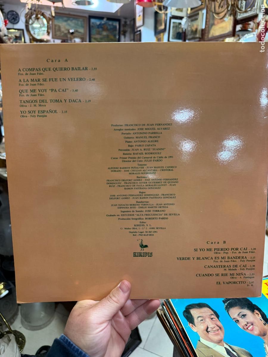 Discos de vinilo: LP TURRONERO - DESDE CAI - Foto 2