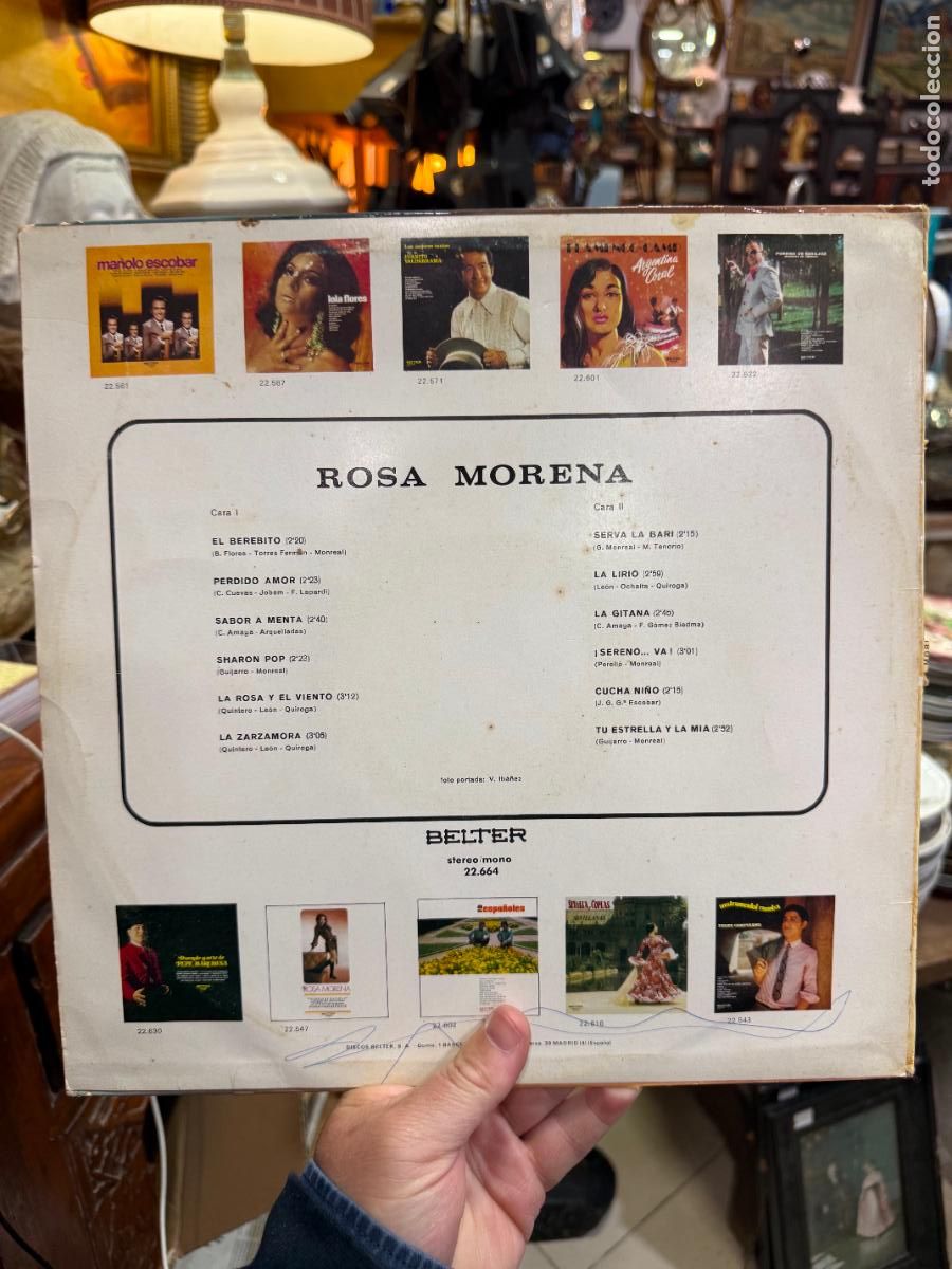 Discos de vinilo: LP ROSA MORENA ----- - Foto 2