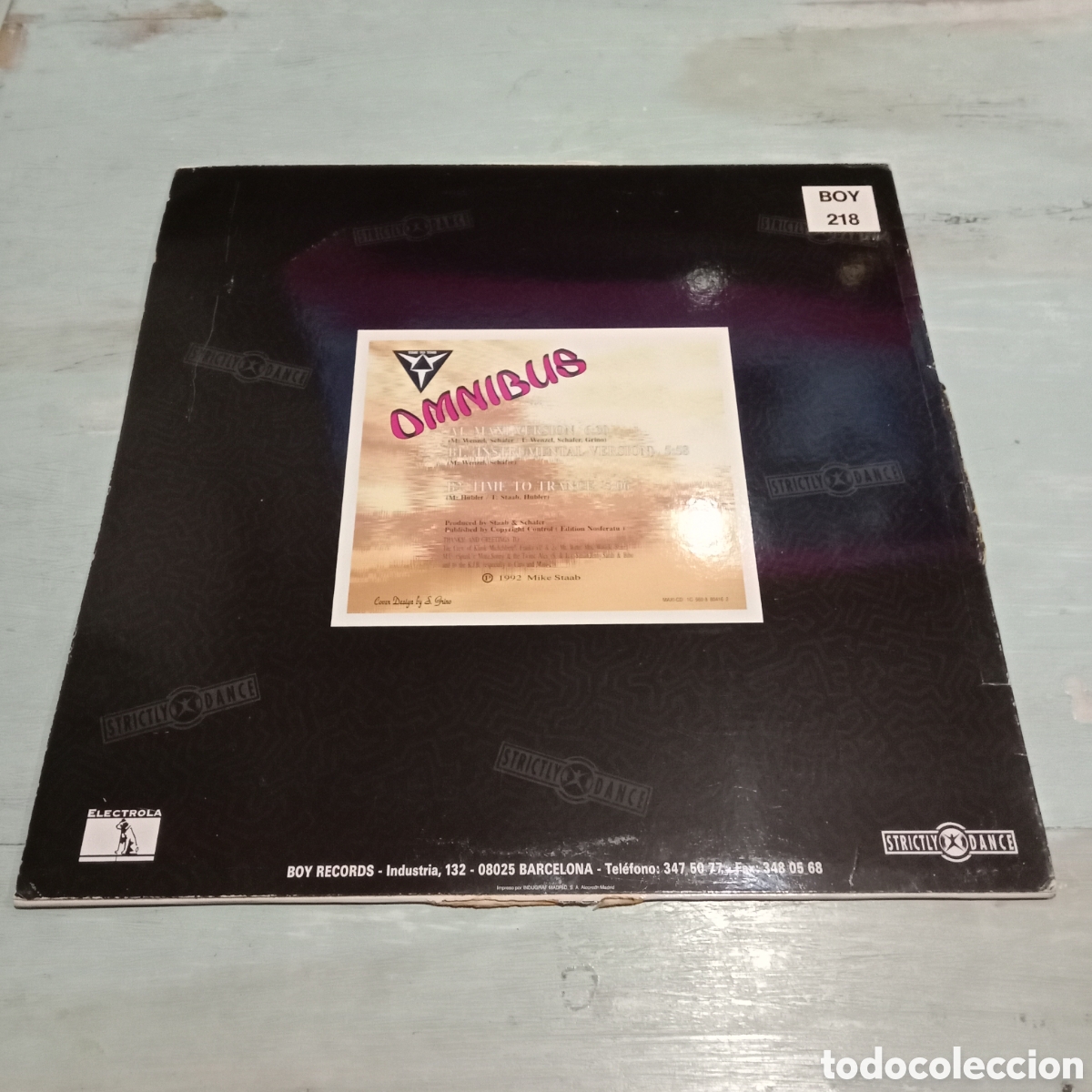 Discos de vinilo: TIME TO TIME - OMNIBUS - MAXI-SINGLE 12&rdquo; - Foto 2