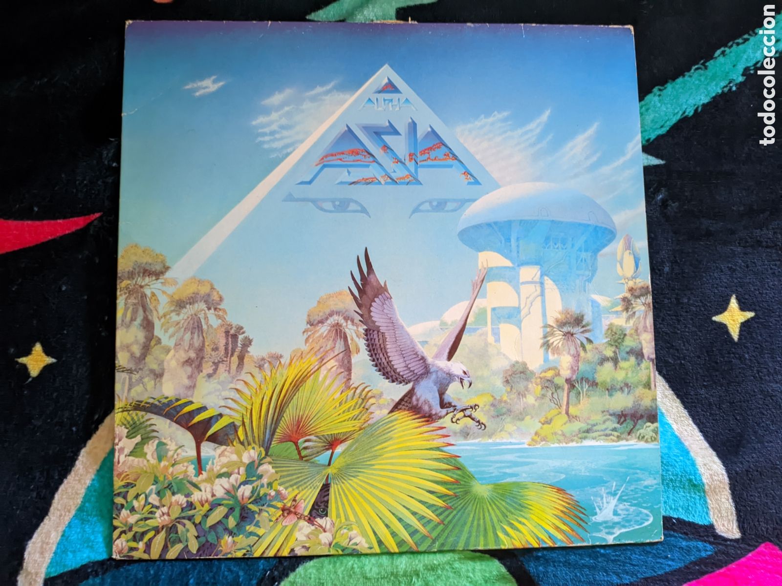 Discos de vinilo: // Asia - Alpha - Geffen Espa&ntilde;a 1983 - Foto 1