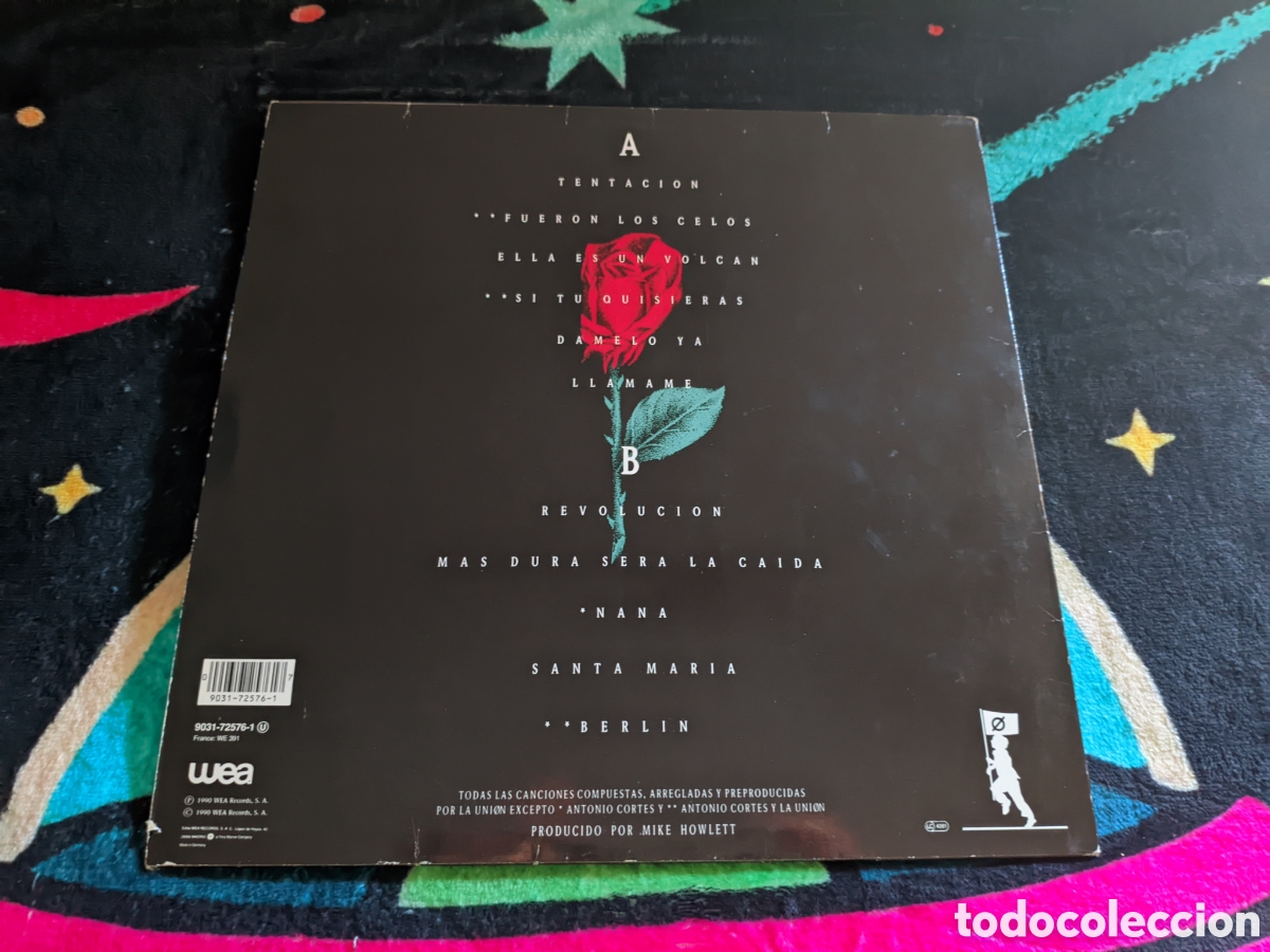 Discos de vinilo: // La Uni&oacute;n - Tentacion - WEA Germany 1990 - Foto 2