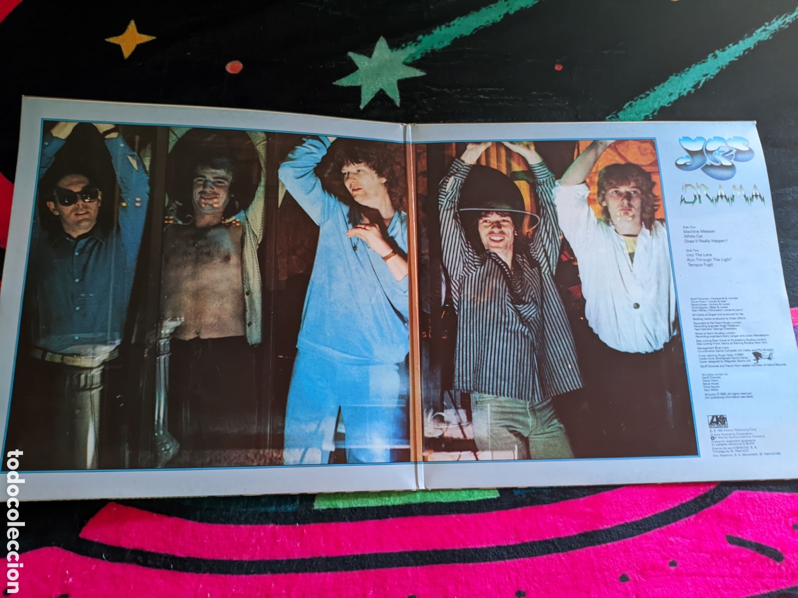 Discos de vinilo: // Yes - Drama - Atlantic Espa&ntilde;a 1980, gatefold - Foto 3