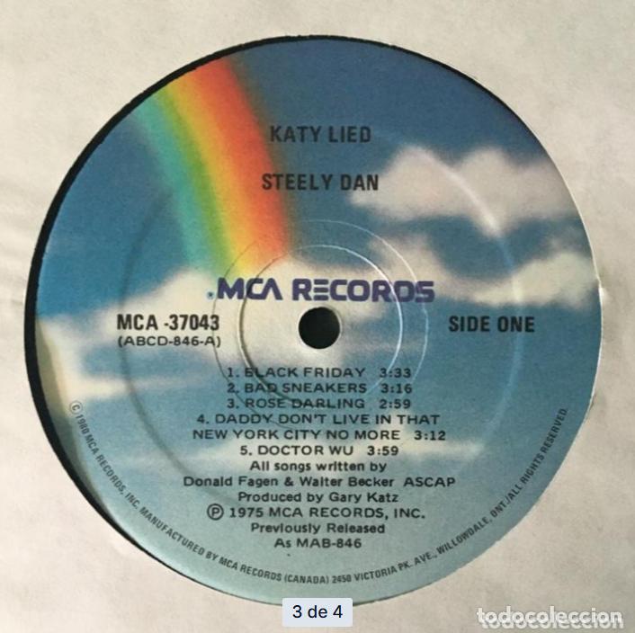 Discos de vinilo: Steely Dan - Katy Lied, Canada 1975 MCA Records* - Foto 3