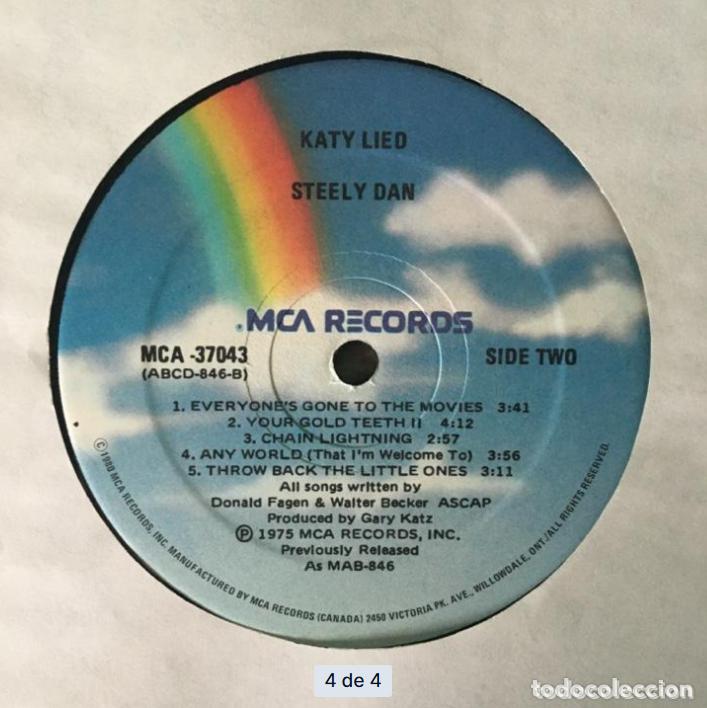 Discos de vinilo: Steely Dan - Katy Lied, Canada 1975 MCA Records* - Foto 4