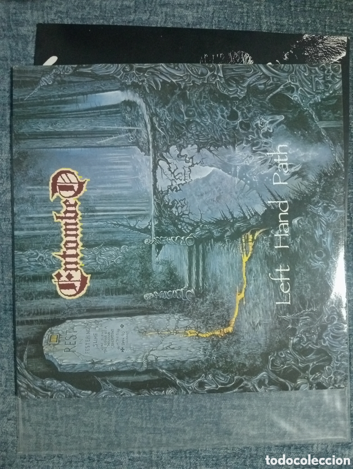 Discos de vinilo: Entombed - Left Hand Path / LP Original Vinilo 1990 Europa - Foto 2