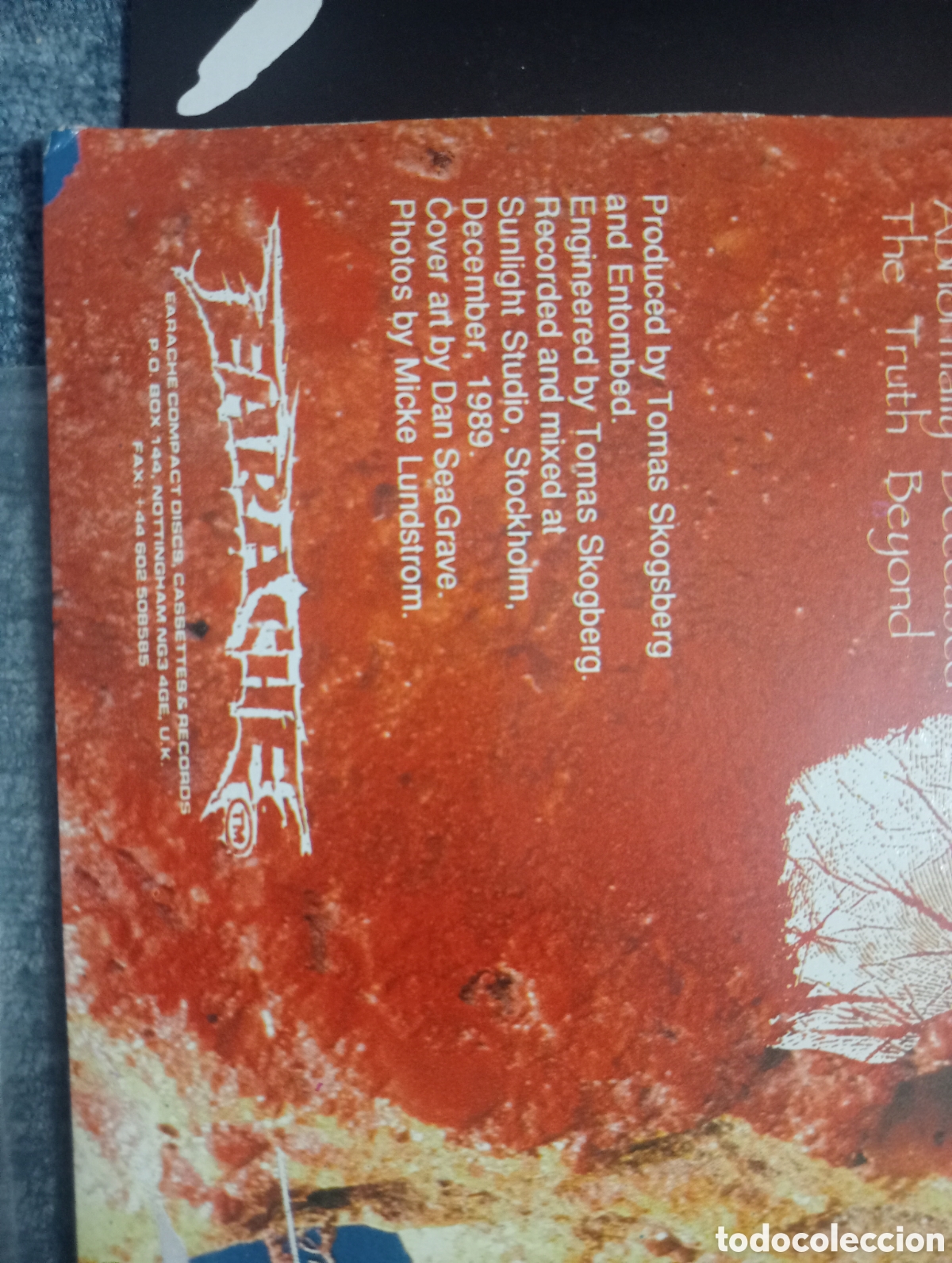 Discos de vinilo: Entombed - Left Hand Path / LP Original Vinilo 1990 Europa - Foto 5