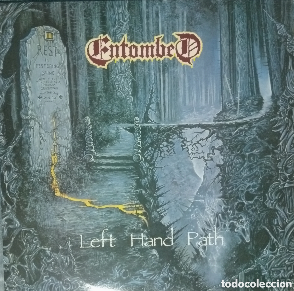 Discos de vinilo: Entombed - Left Hand Path / LP Original Vinilo 1990 Europa - Foto 1