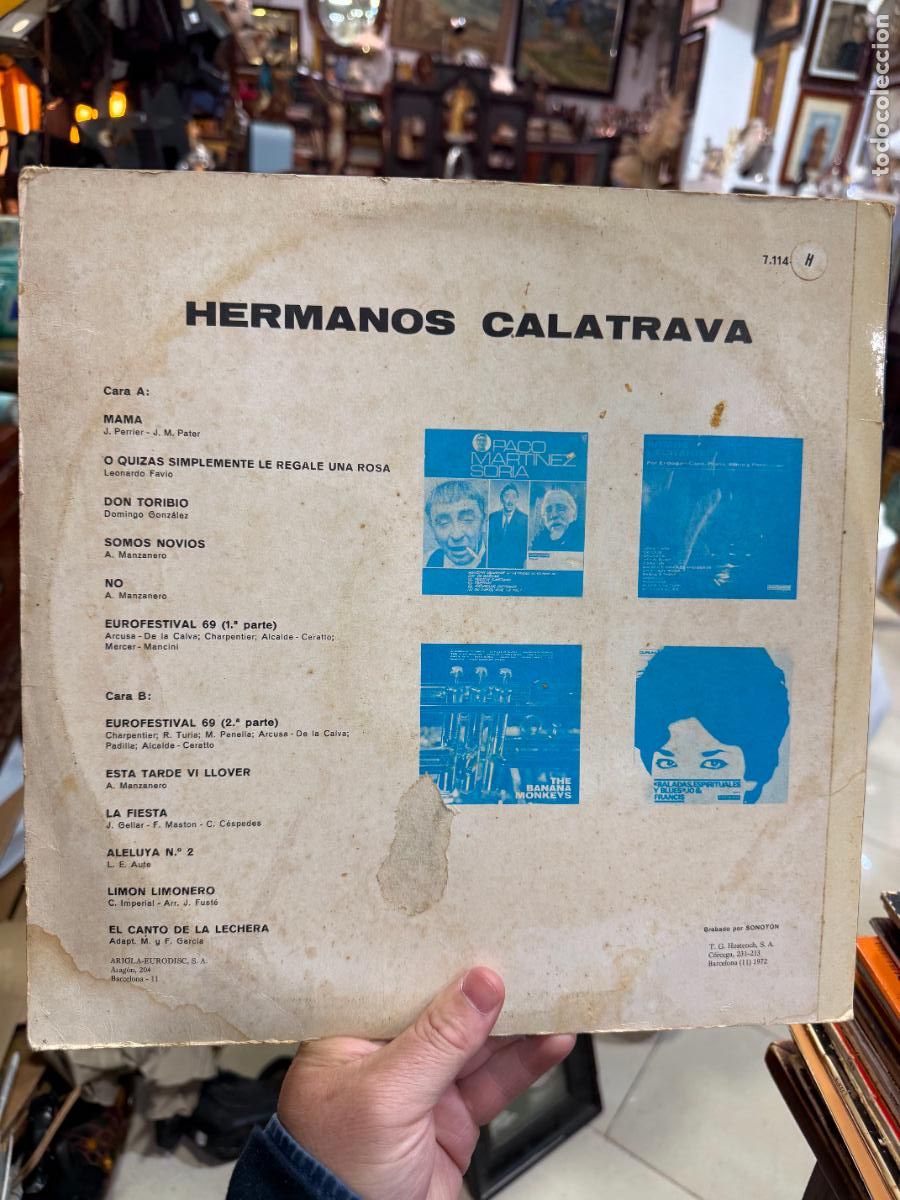 Discos de vinilo: LP HERMANOS CALATRAVA - Foto 2