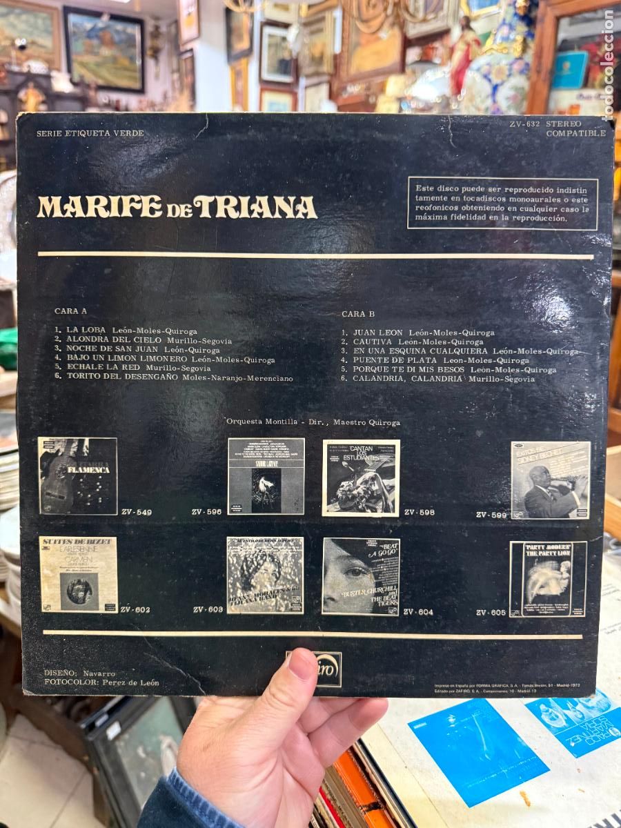 Discos de vinilo: LP MARIFE DE TRIANA - - Foto 2
