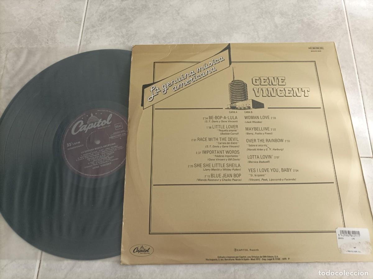 Discos de vinilo: Gene Vincent lp rock and roll - Foto 2