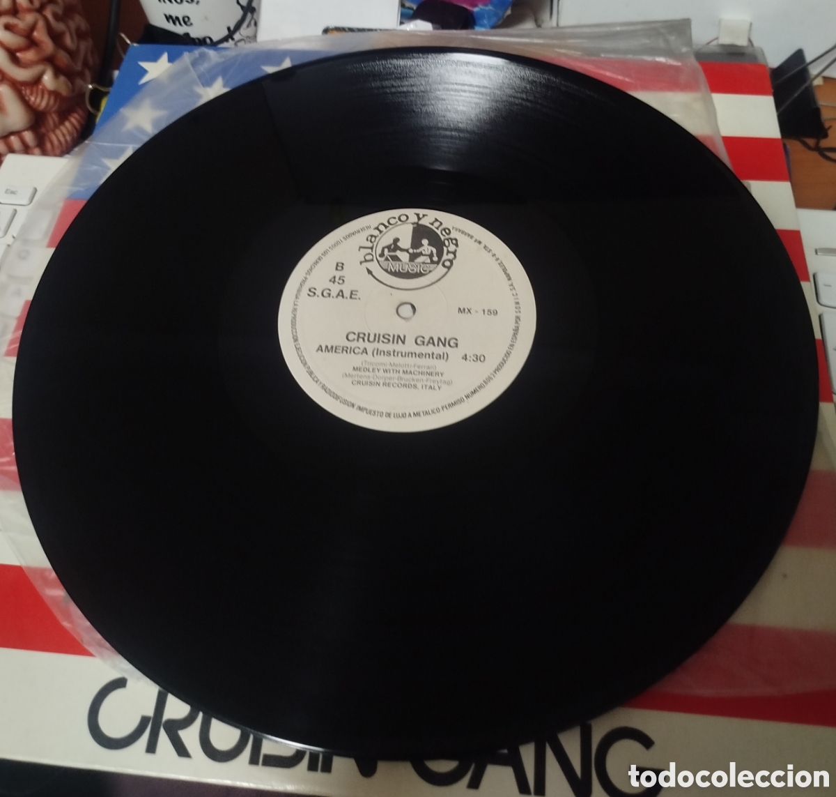 Discos de vinilo: Cruisin gang - Am&eacute;rica - Foto 2