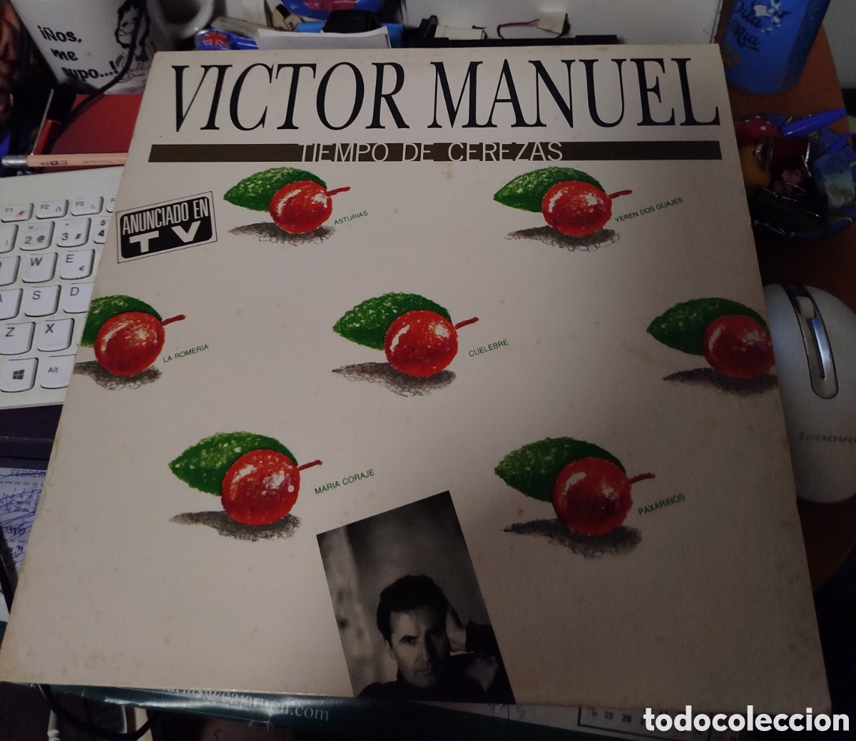 Discos de vinilo: Victor Manuel - tiempo de cerezas - Foto 1