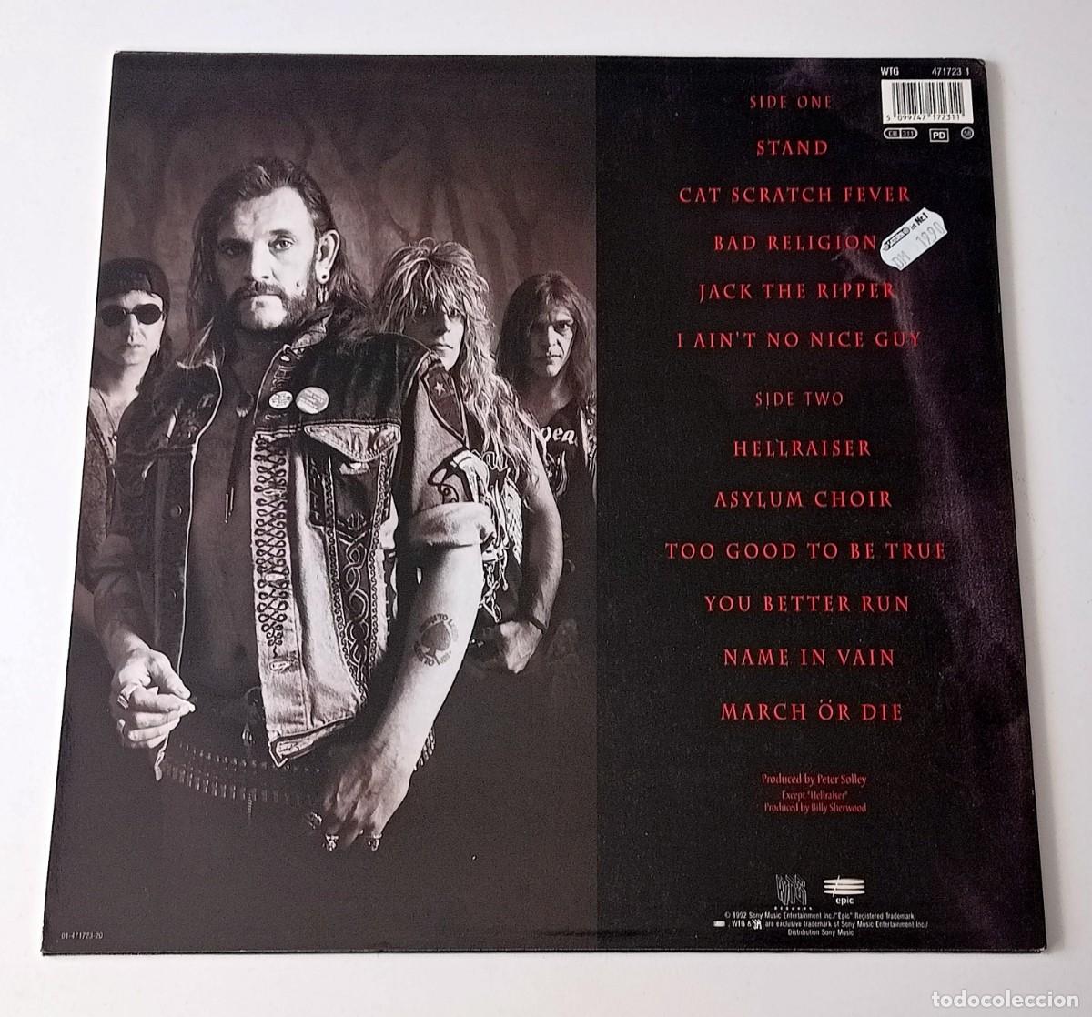 Discos de vinilo: LP MOTORHEAD - MARCH OR DIE - Foto 2