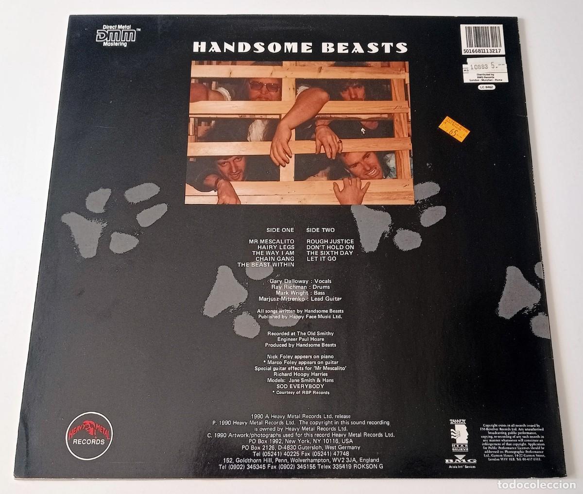 Discos de vinilo: LP THE HANDSOME BEAST - THE BEAST WITHIN - Foto 2
