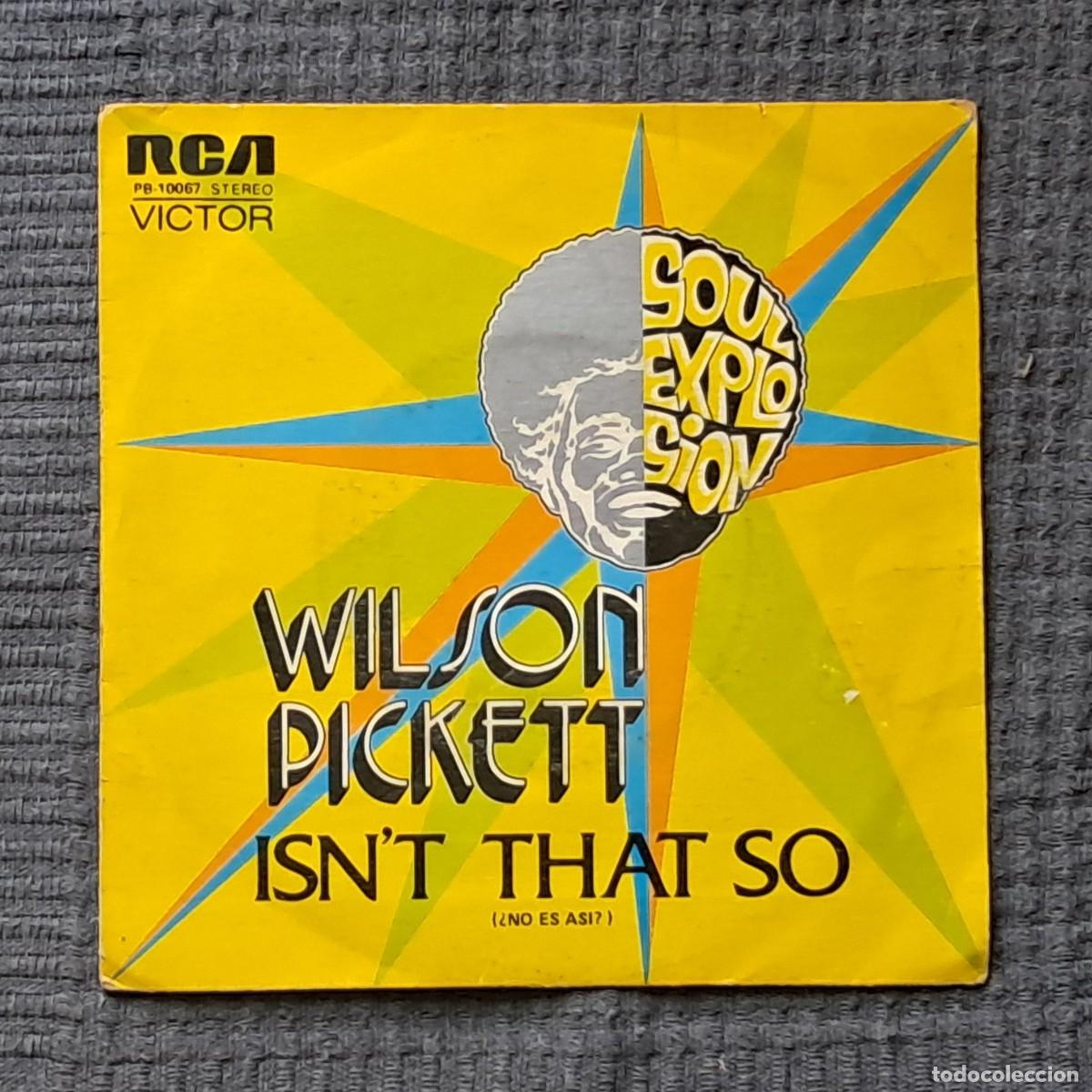 Discos de vinilo: WILSON PICKETT &ndash; ISNT THAT SO - Foto 1