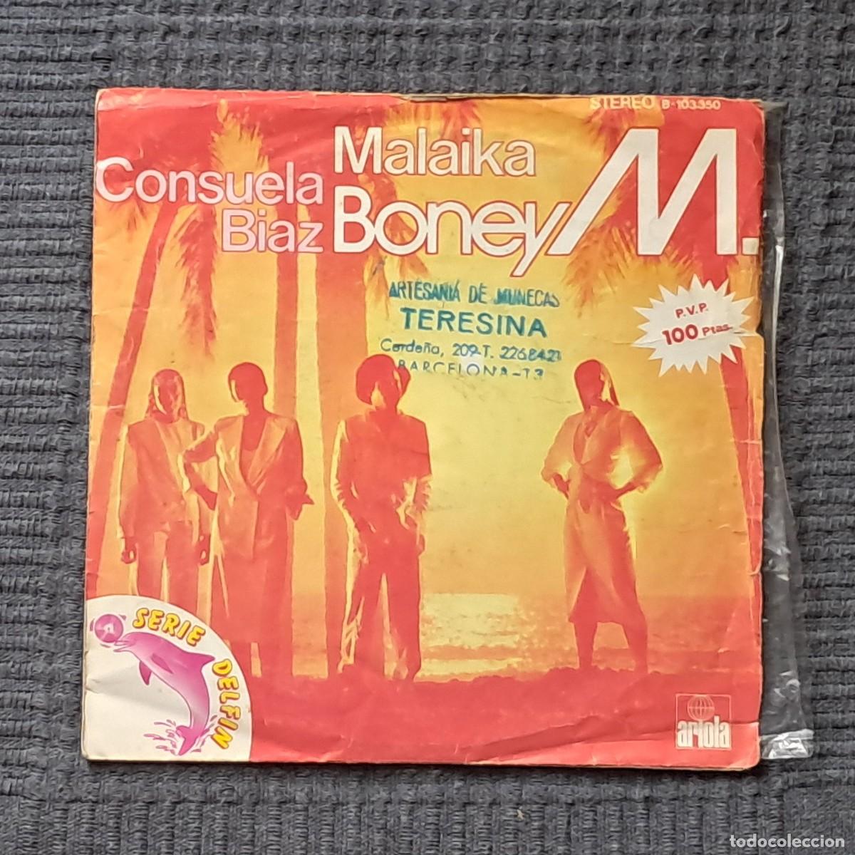 Discos de vinilo: BONEY M. &ndash; MALAIKA / CONSUELA BIAZ - Foto 1
