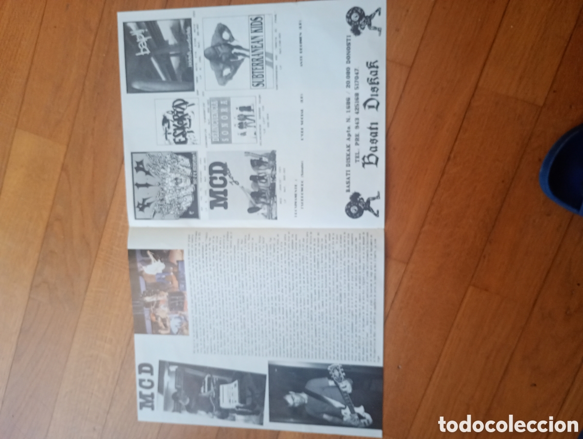 Discos de vinilo: MCS - Jodete. LP 1988 BDE 001 Basati diskak - Foto 5
