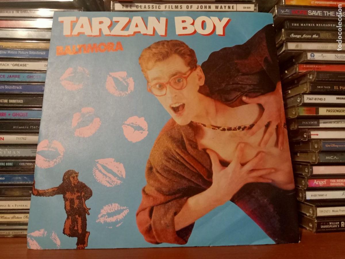 Discos de vinilo: Baltimora &lrm;&ndash; Tarzan Boy - simple UK 1985 - Foto 1