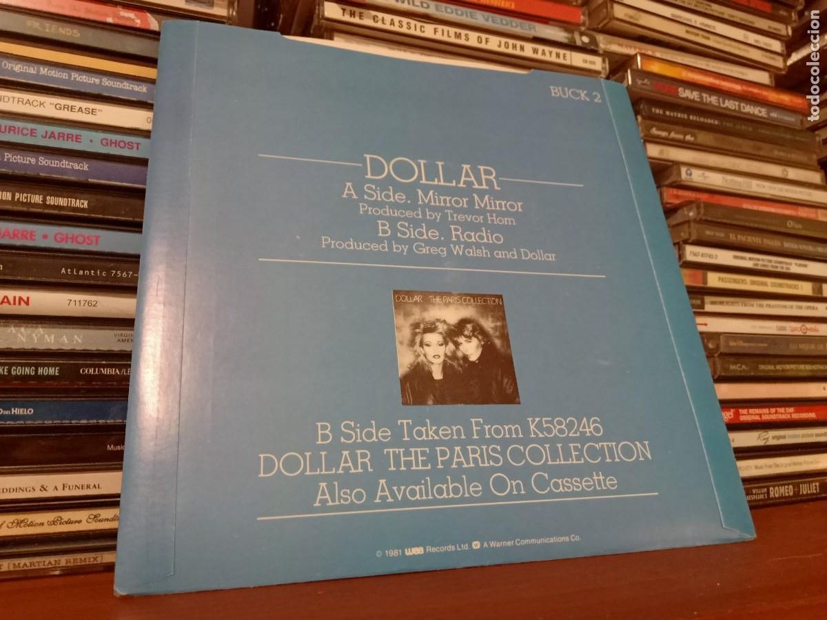 Discos de vinilo: Dollar &lrm;&ndash; Mirror Mirror - simple UK 1981 - Foto 2