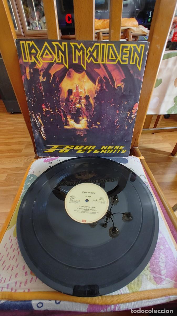 Discos de vinilo: IRON MAIDEN-MAXI FROM HERE TO ETERNITY - Foto 1