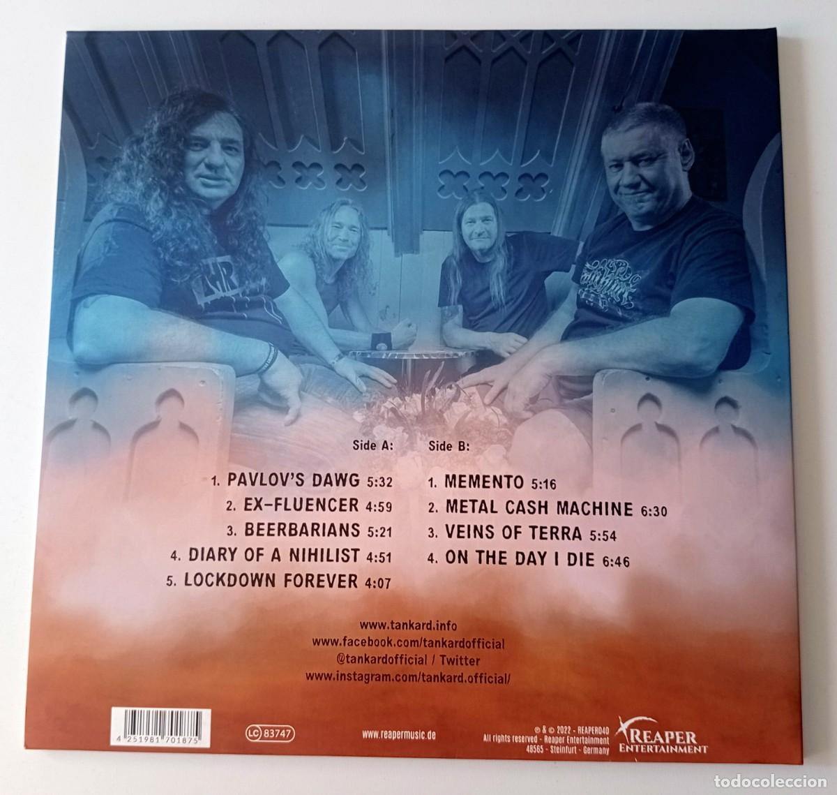 Discos de vinilo: LP TANKARD - PAVLOV&acute;S DAWGS - Foto 2