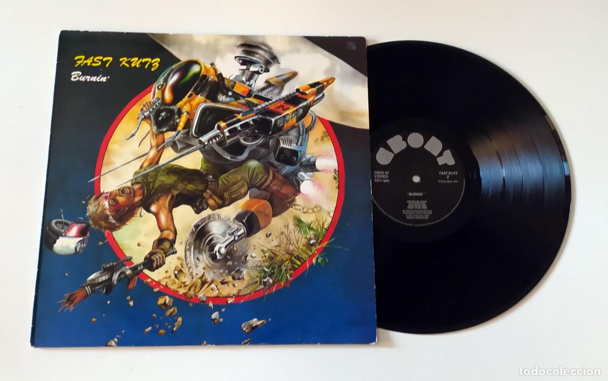 Discos de vinilo: LP FAST KUTZ - BURNIN&acute; - Foto 3