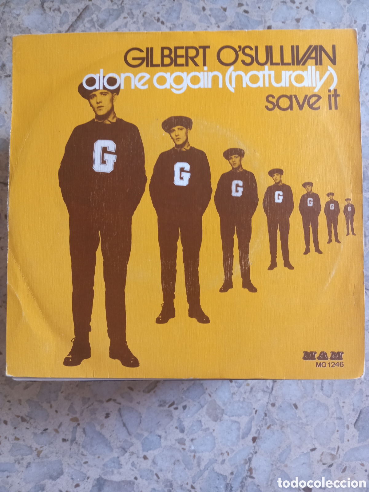 Discos de vinilo: SGL GILBERT O&acute;SULLIVAN ALONE AGAIN 1972 - Foto 1