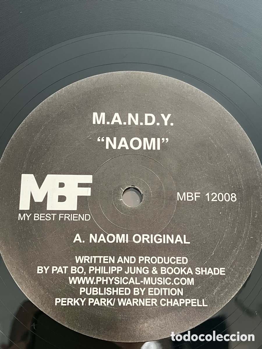 Discos de vinilo: M.A.N.D.Y. - Naomi (MBF 12008) - Foto 2