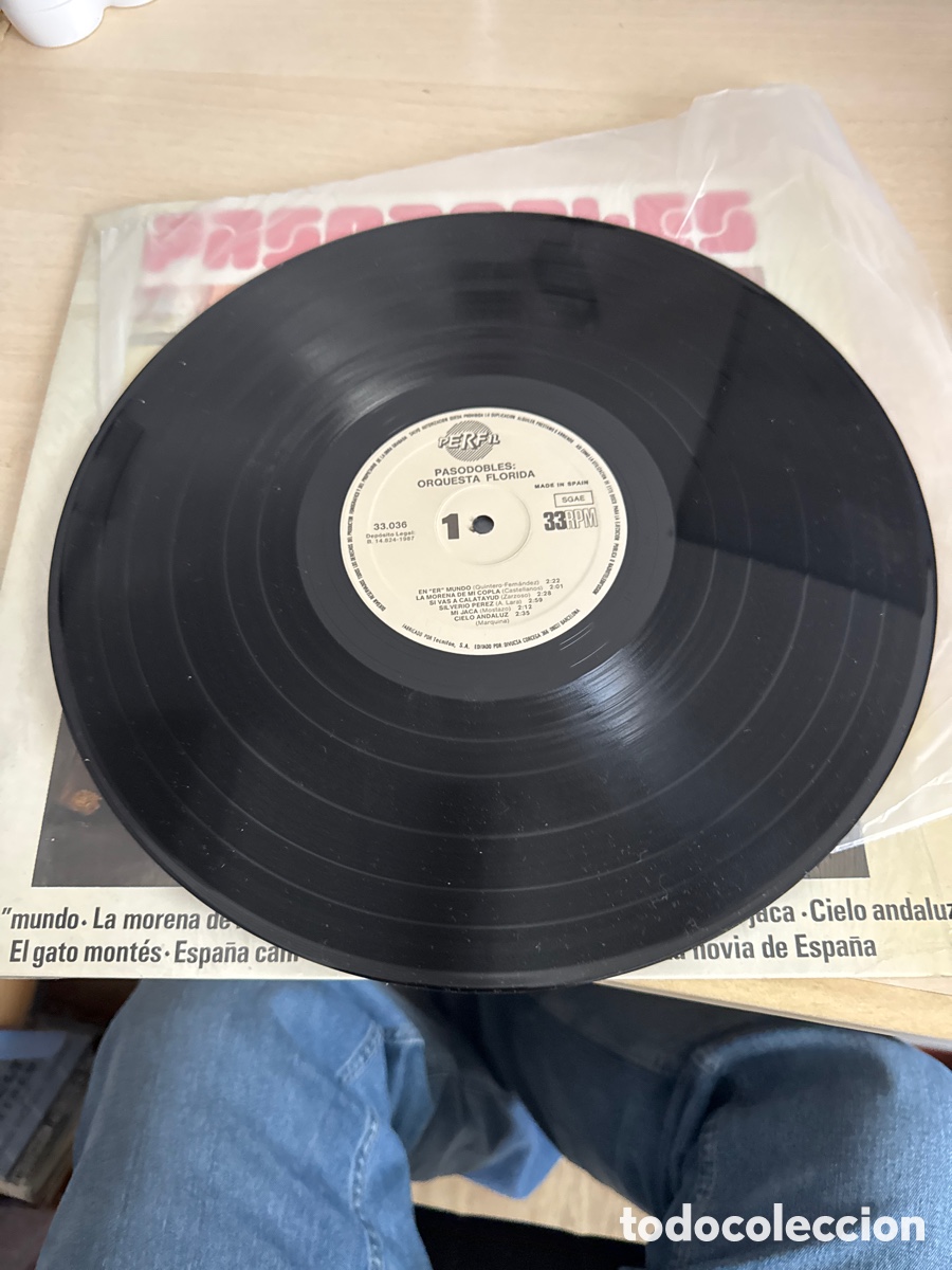Discos de vinilo: DISCO VINILO PASODOBLE, ORQUESTA, FLORIDA 1987 - Foto 2