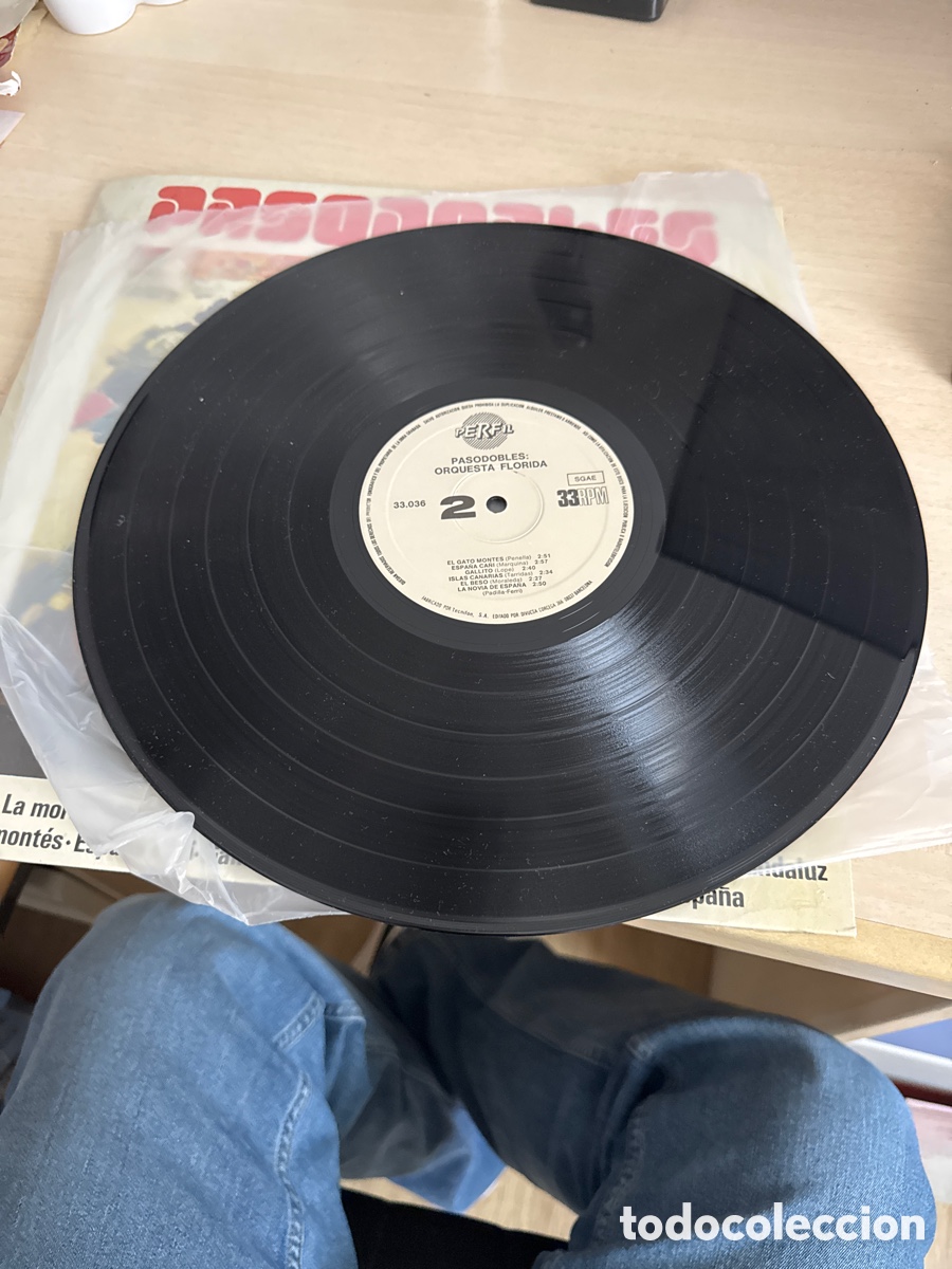 Discos de vinilo: DISCO VINILO PASODOBLE, ORQUESTA, FLORIDA 1987 - Foto 3