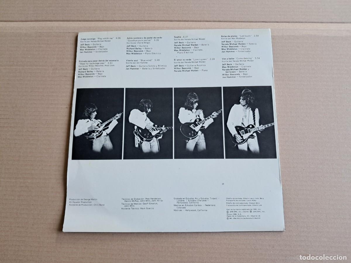 Discos de vinilo: JEFF BECK - WIRED LP 1981 EDICION ESPA&Ntilde;OLA - Foto 7