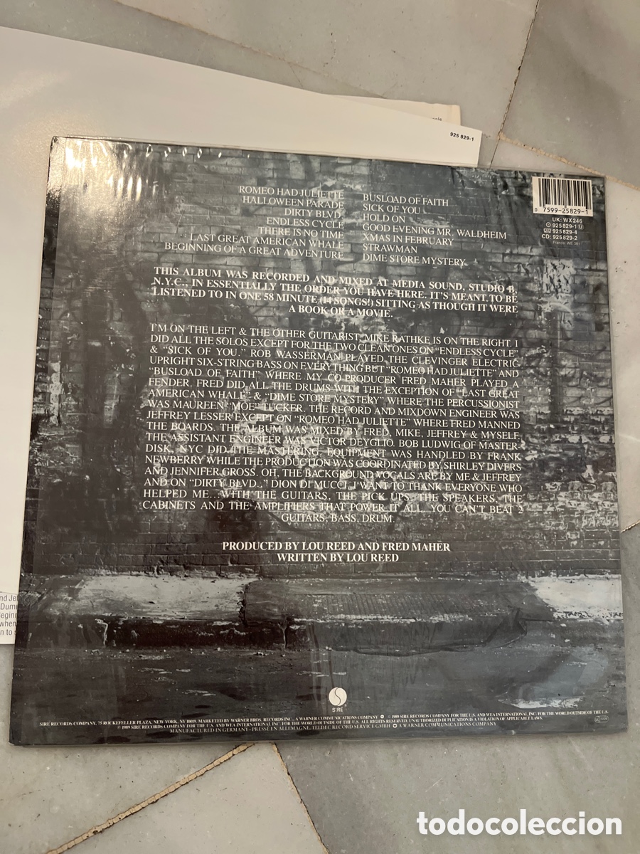 Discos de vinilo: Vinilo loureed muchas canciones - Foto 2