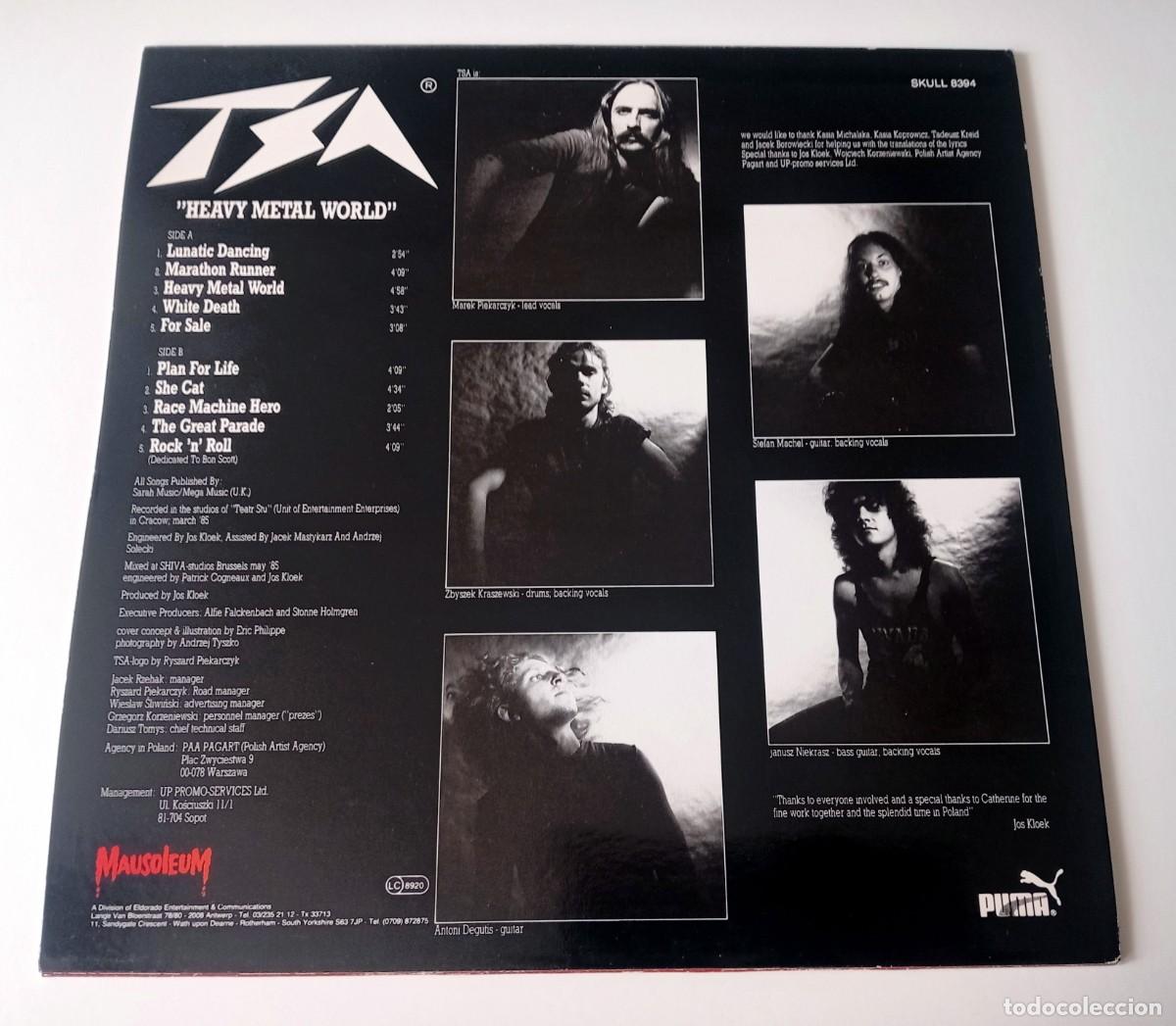 Discos de vinilo: LP TSA - HEAVY METAL WORLD - Foto 2