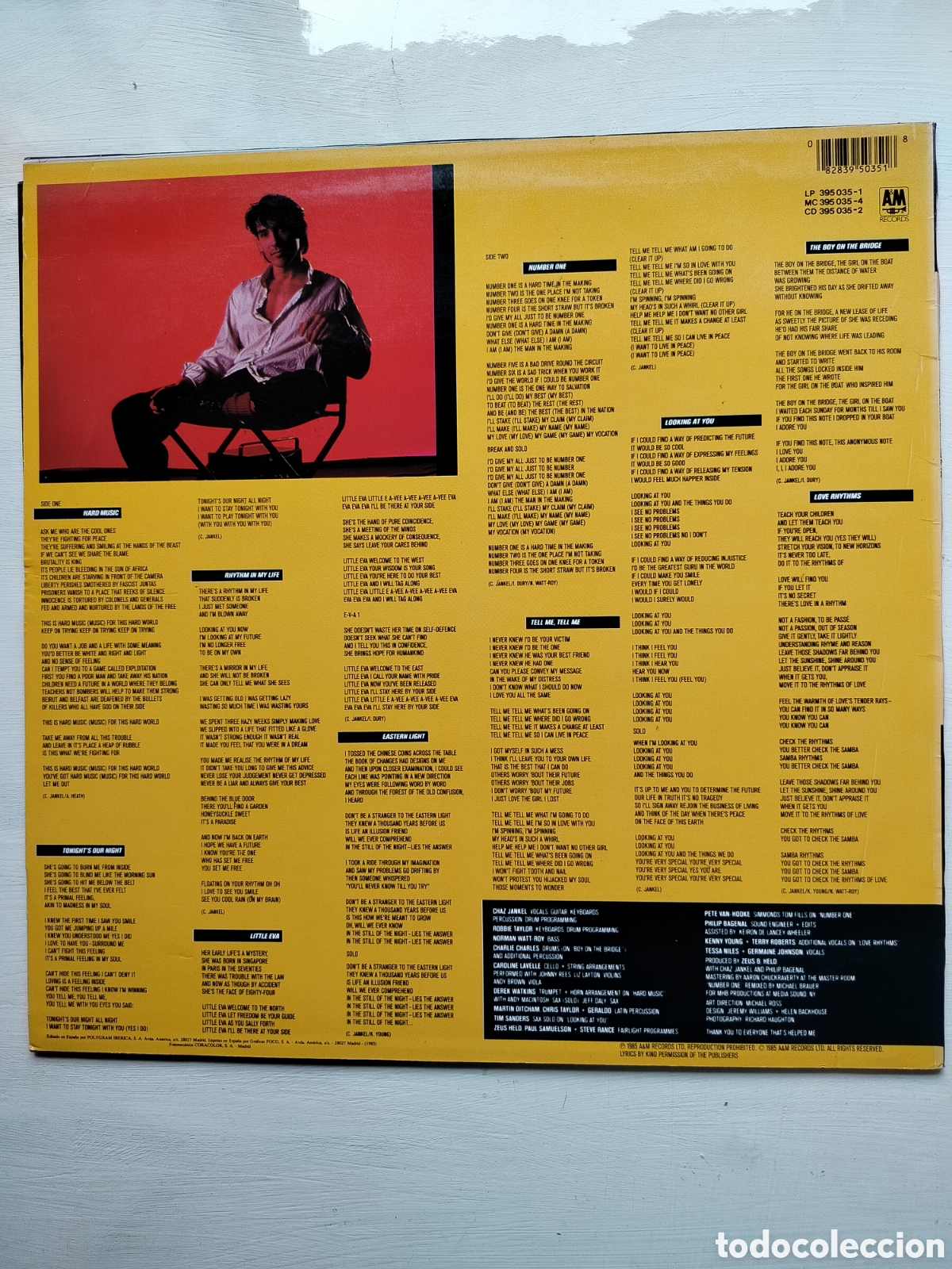 Discos de vinilo: Chaz Jankel LP 1985. - Foto 2