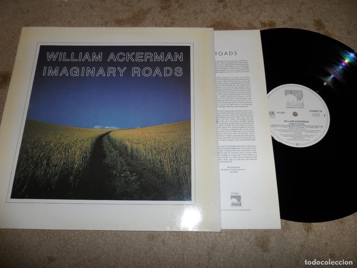 Discos de vinilo: WILLIAM ACKERMAN - IMAGINARY ROADS (GERMANY 1988) - Foto 1
