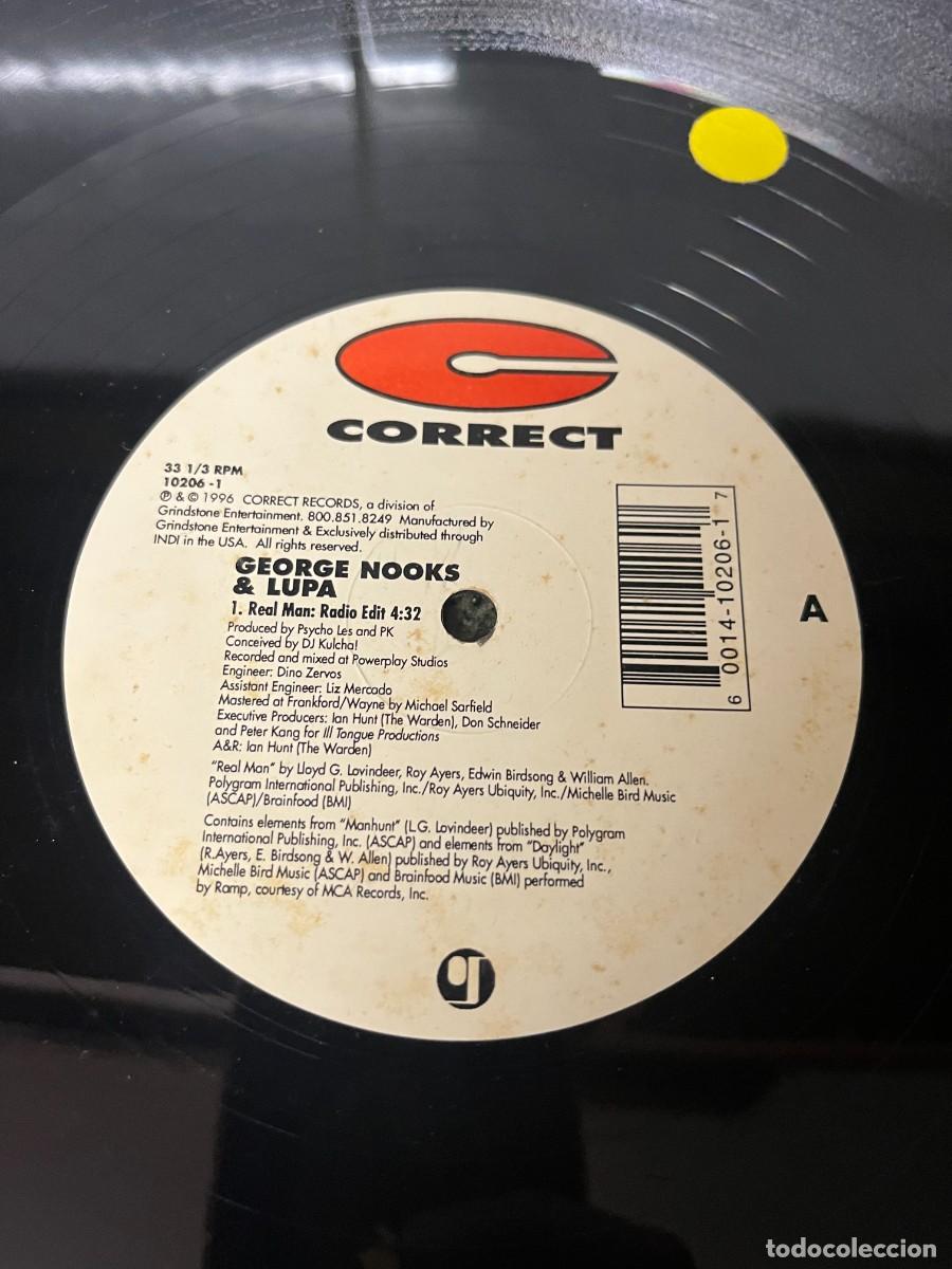 Discos de vinilo: George Nooks & Lupa Real Man - Foto 3